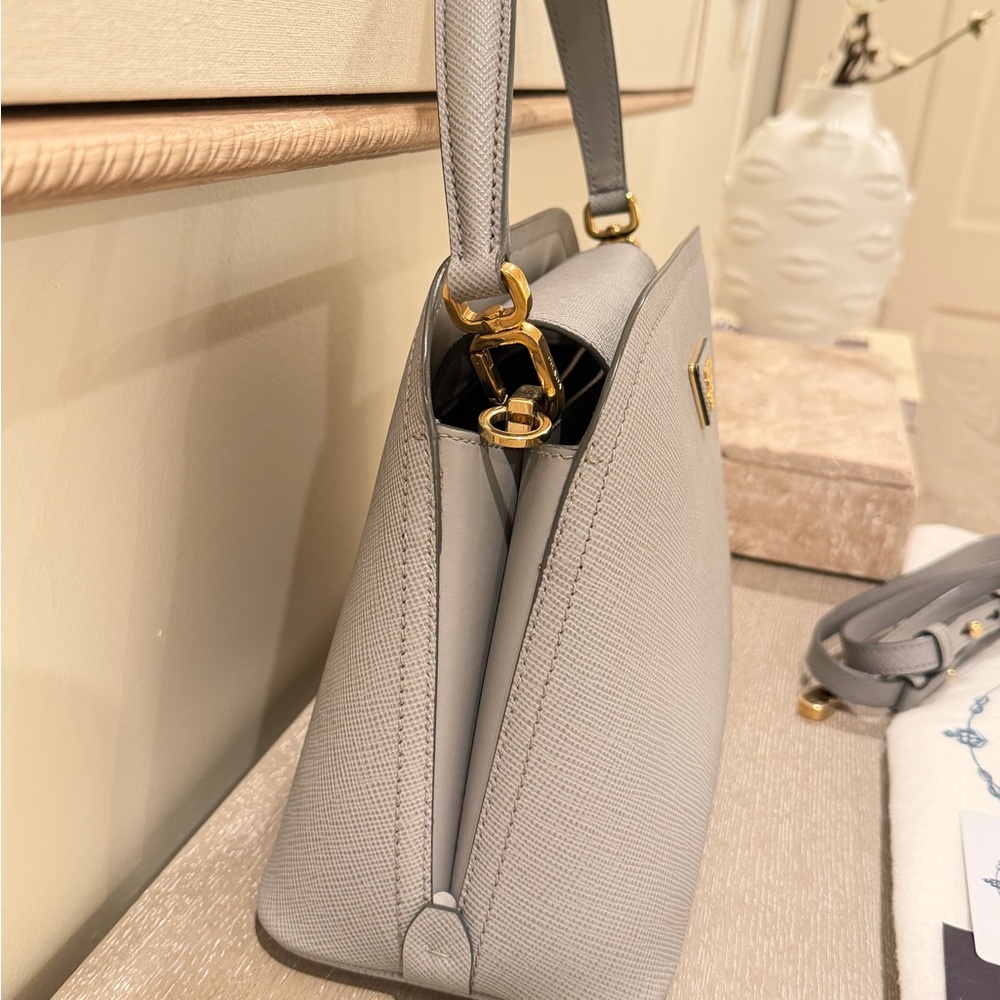 Prada Saffiano Matinee Medium Top Handle Bag - Picture 4 of 10